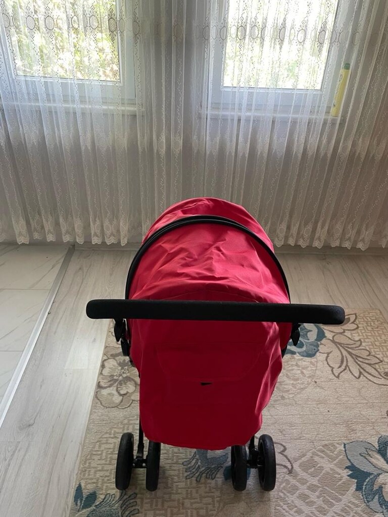 Sıfır BABY HOPE Kırmızı bebek Arabası - 4