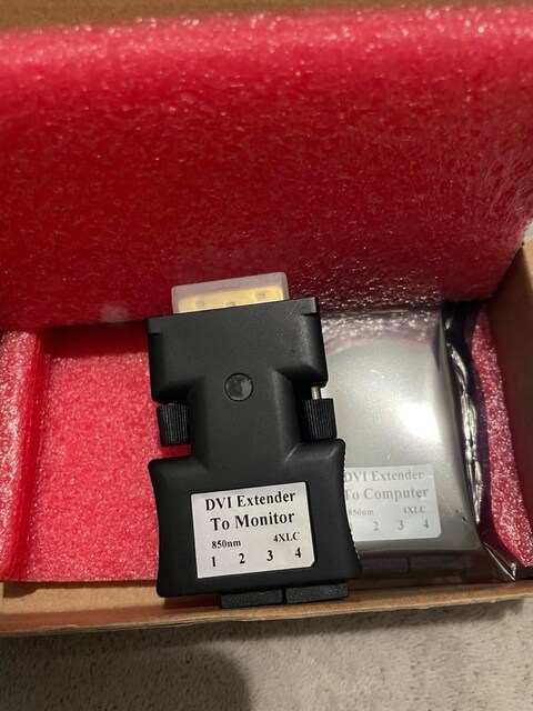 DVİ TO DVİ FİBER EXTENDER LC-LC 4 CORE