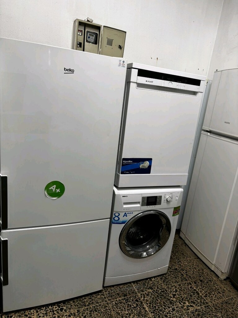 3lü set Beko Buzdolabı Çamaşır Bulaşık makinesi - 3