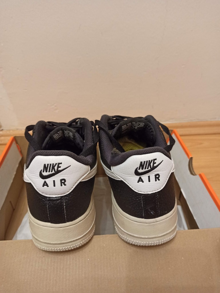 Orjinal Nike Siyah-Beyaz Düşük Bilekli Sneaker - 6
