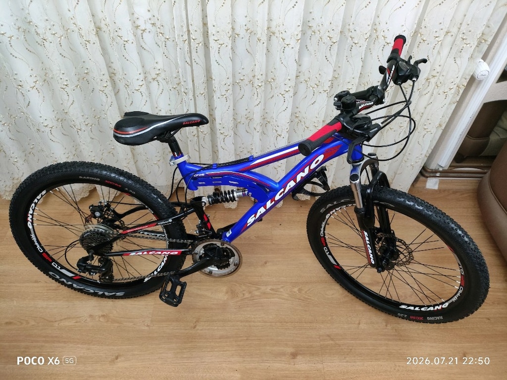 Sıfır kondisyonda 24 jant Salcano Efes vitesli dağ bisikleti ( kaçmaz) - 5