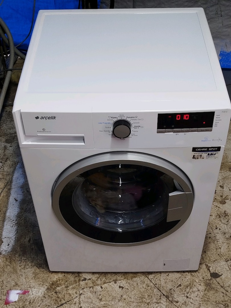ARÇELİK 9 KG ÇAMAŞIR MAKİNESİ İZMİR İÇİ 3 AY GARANTİMİZ VARDIR - 8