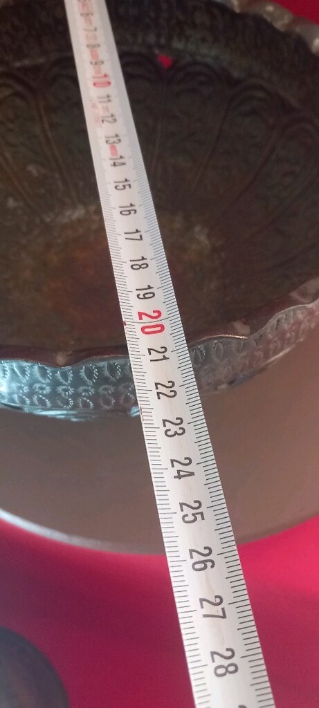 100 yaşında afkan işi bakır kase - 4