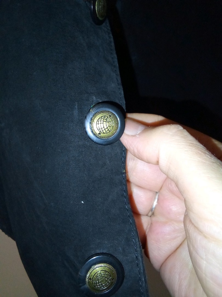 C&A siyah ön süet arka ince siyah astar XXL klasik vintage ön boy 75 - 3