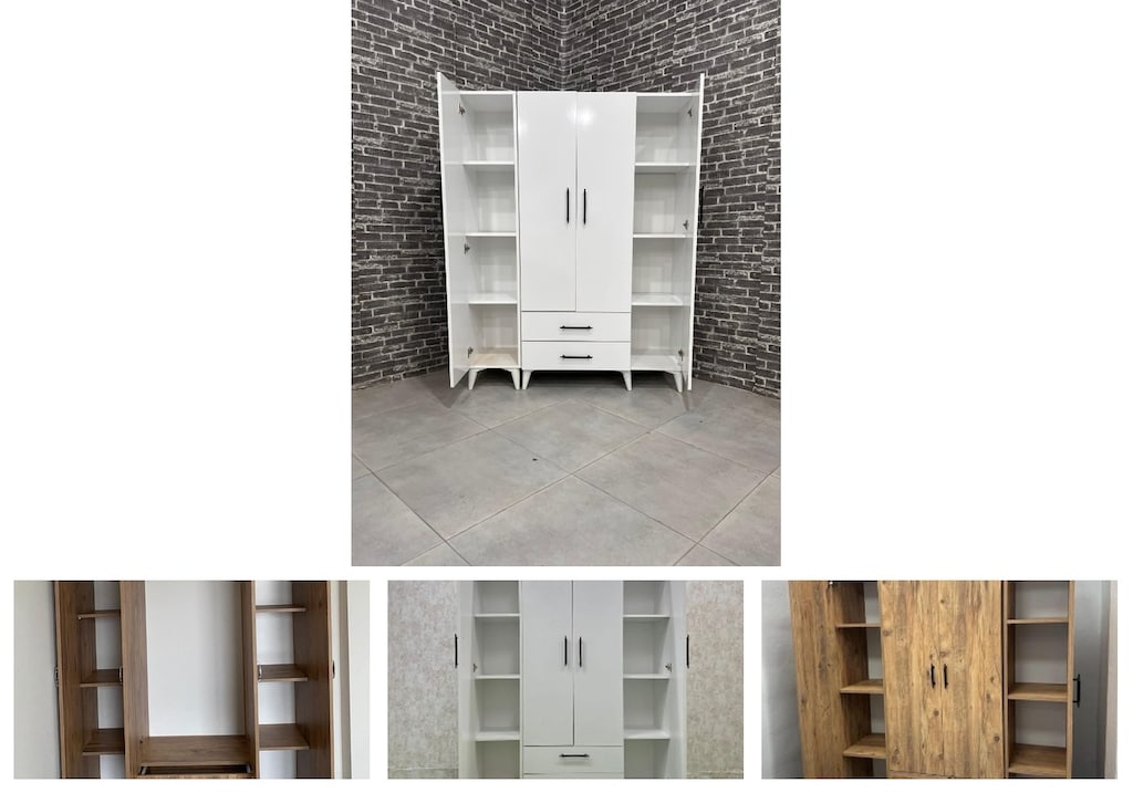 4 kapaklı elbise dolabı xomhbicgot - 4