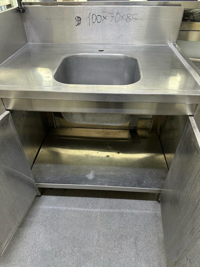 PASLANMAZ KALIN CROM 304 KALİTE KAPALI KAPAKLI EVİYE - 6
