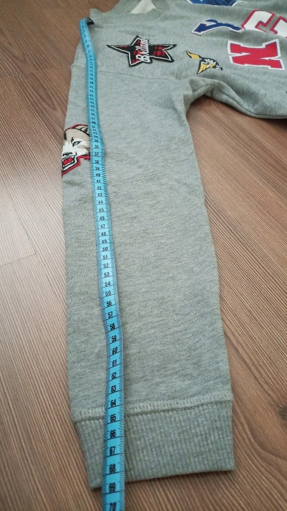 Gri Patch Detaylı NYC Sweatshirt - 10