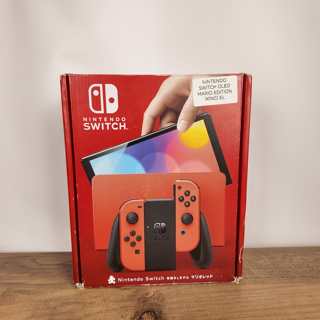 NINTENDO SWITCH OLED MARIO EDITION İKİNCİ EL TEMİZ CİHAZ - 7