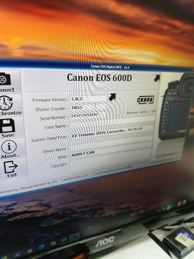 CANON 600D 18-135MM İS LENS İLE 7K DA - 5