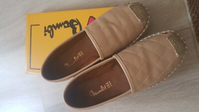 Bambi Taba Deri Espadril Babet