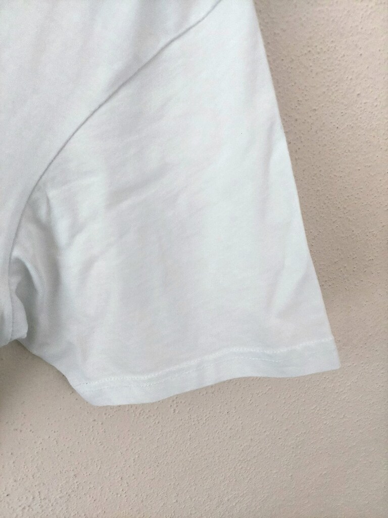 Mercan şerit desen bisiklet yaka tshirt - 4