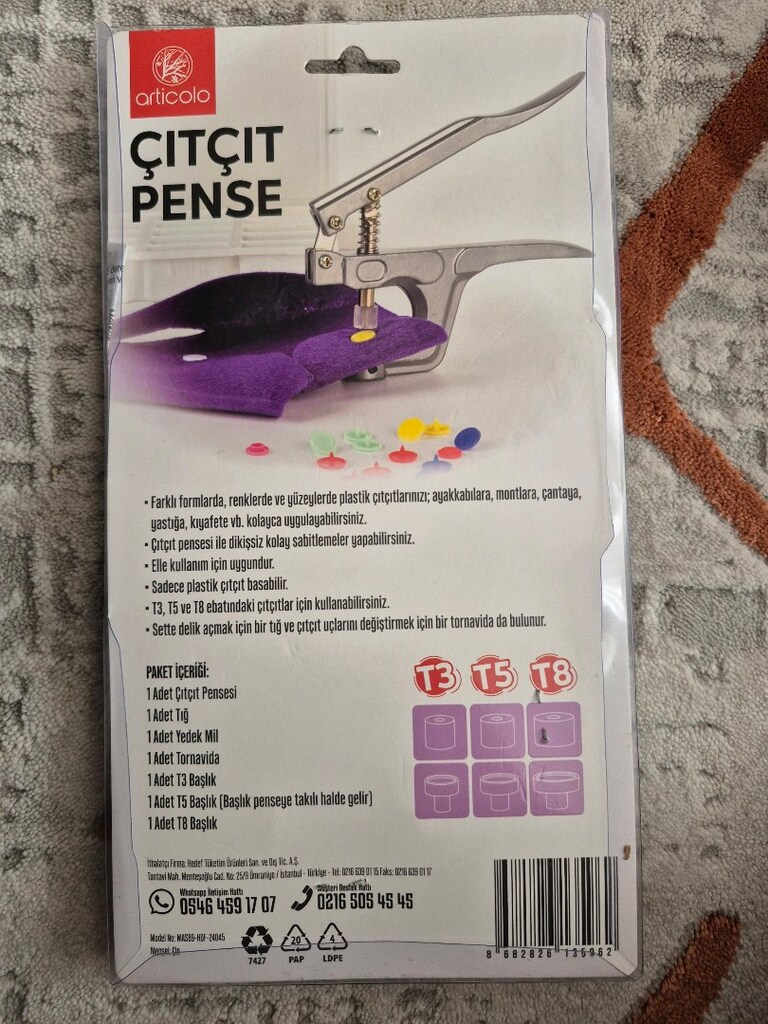 articolo plastik çıtçıt pense - 2