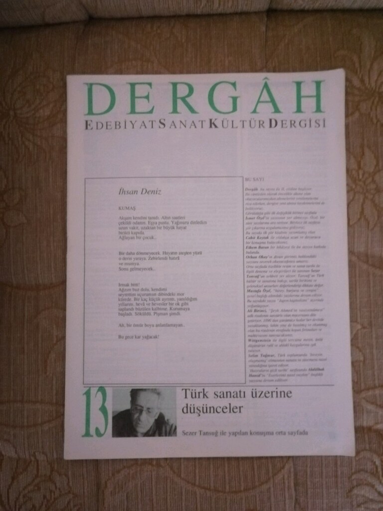 Dergah Edebiyat Sanat ve Kültür Dergisi Seti (113 Adet) - 4