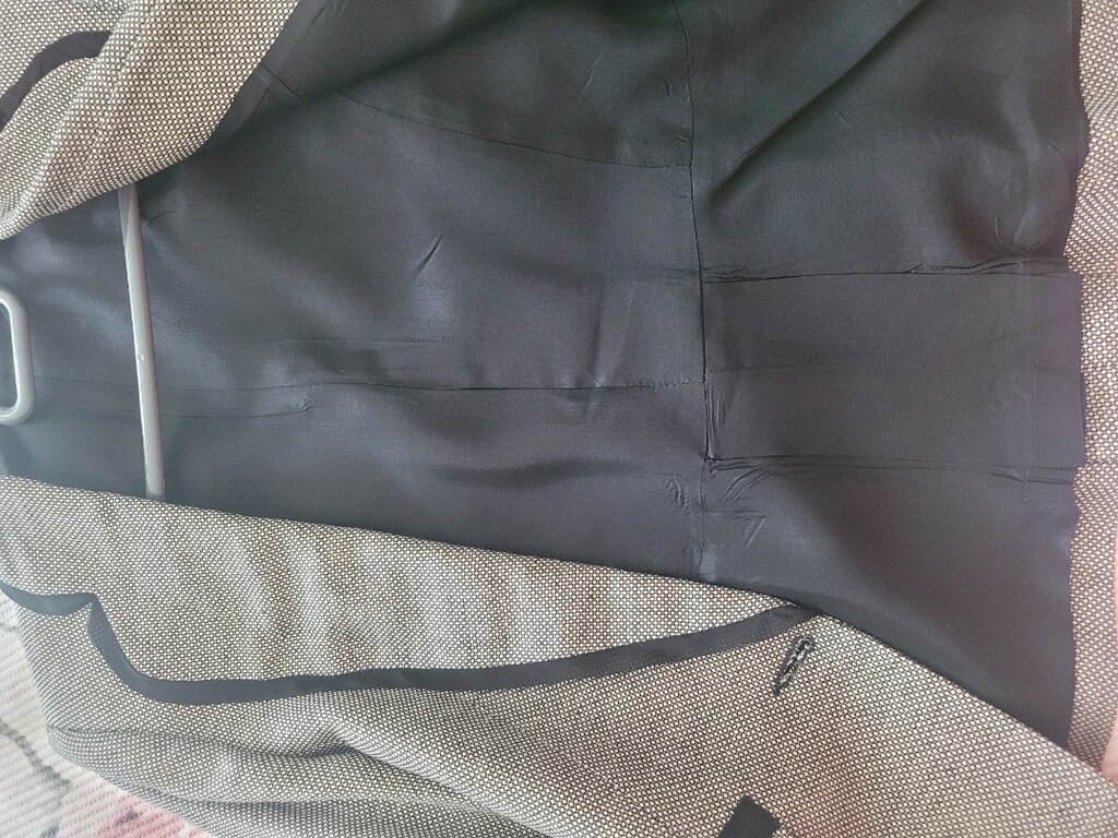 Gri Siyah 38 Beden Blazer Şık Ceket - 13