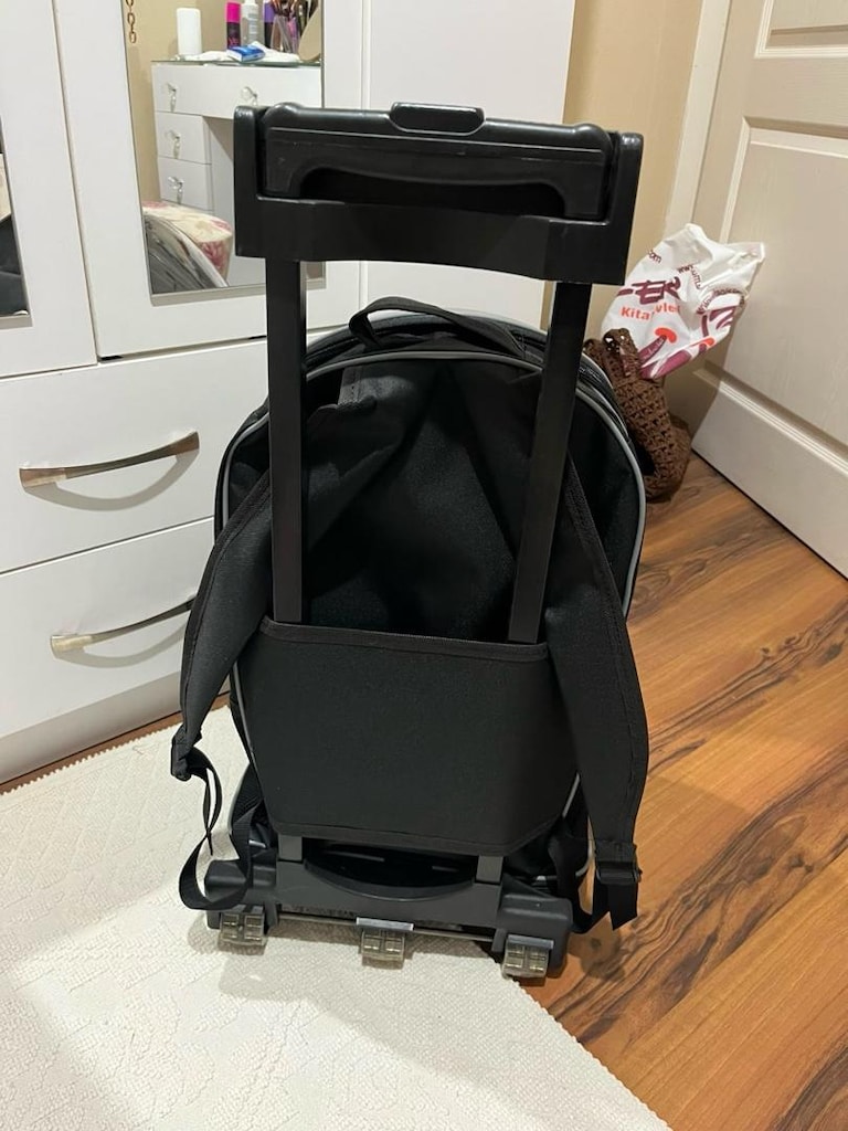Tekerlekli çantası ayrı kullanılan taşıma çantası - 5