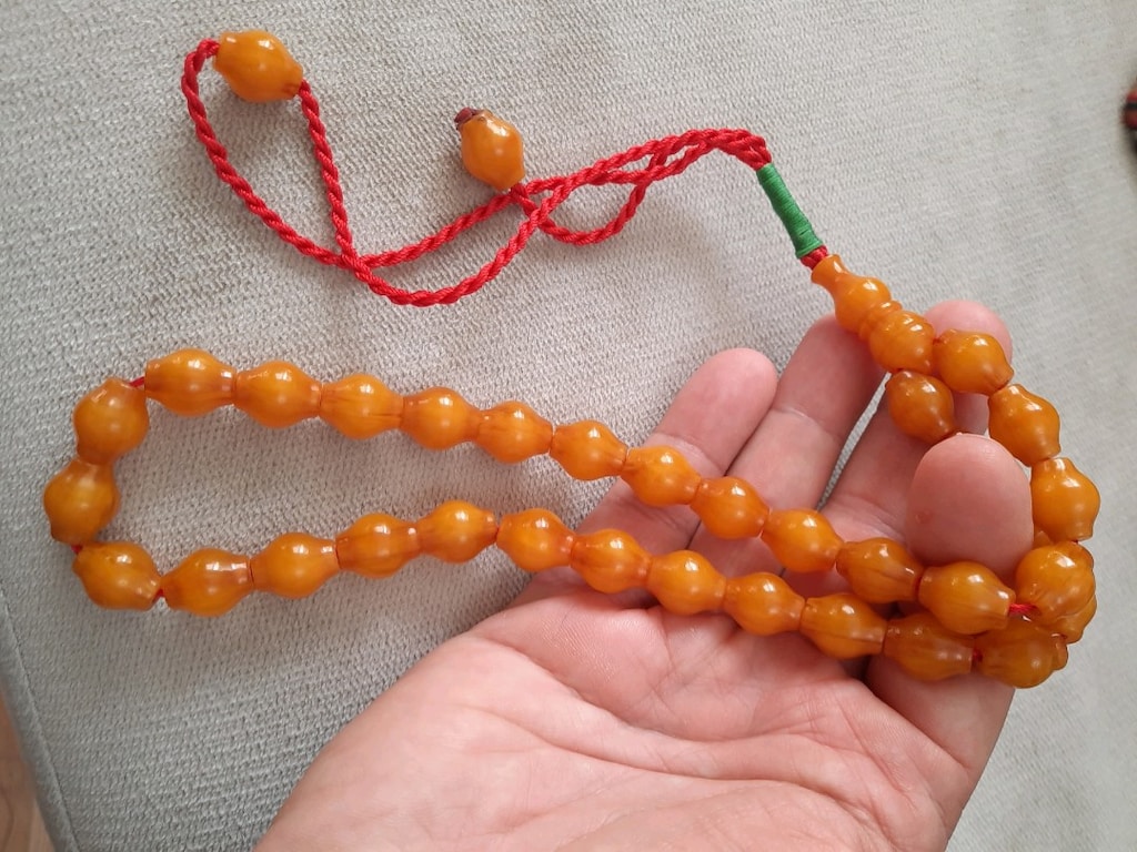 miras faturan Osmanlı benzetme kehribar Tesbih - 3