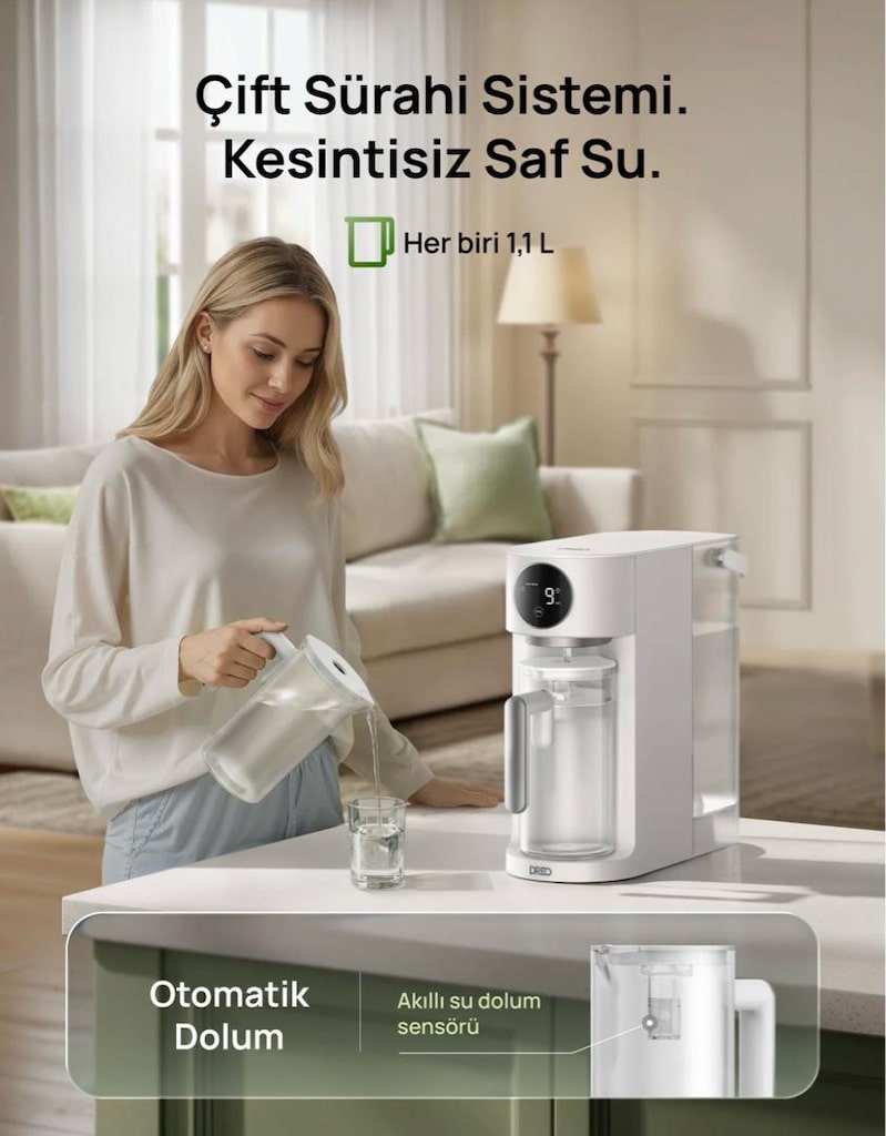 Dreo Su Arıtma Cihazı -Tezgah Üstü - 5