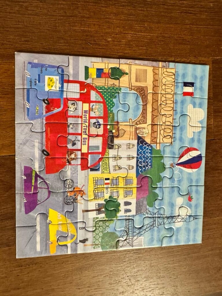 world tour bus- puzzle 10 adet - 9