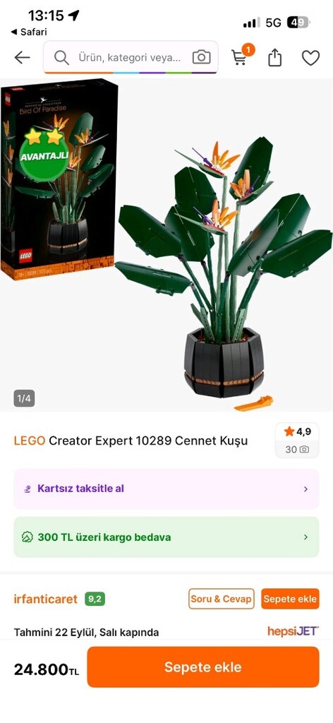 Lego Botanical Bird of Paradise 10289 - 4