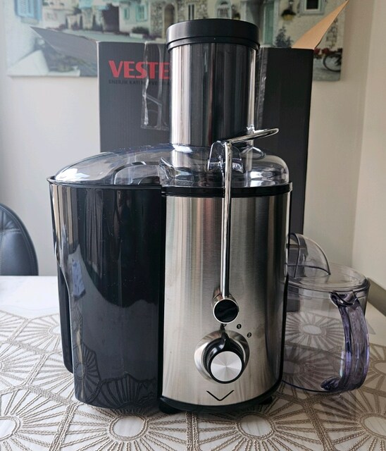 Kullanılmamış Inox renk Vestel Enerjik KMS DX katı meyve sıkacağı