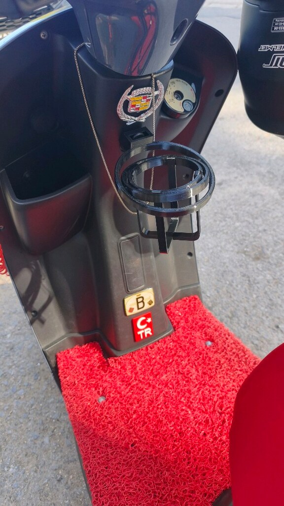 Motorsiklet ve Scooter İçin Sarsılmaz Bardak Tutucu - 2