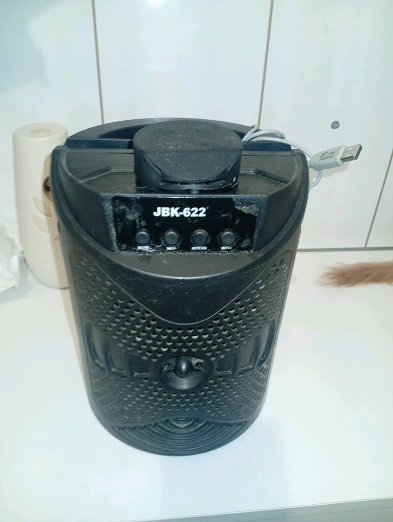 şarjlı Bluetooth'lu ses bombası silindir 30 santim - 3