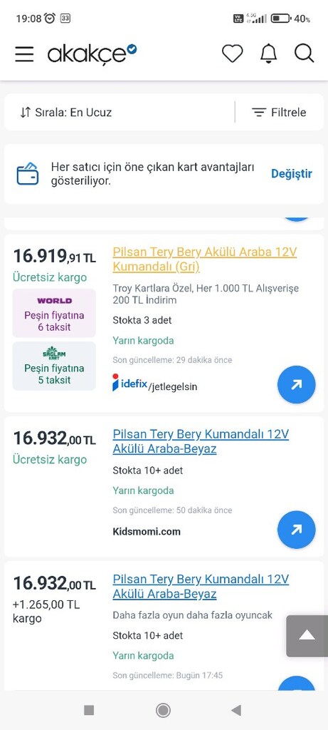 Pilsan akülü araba - 5