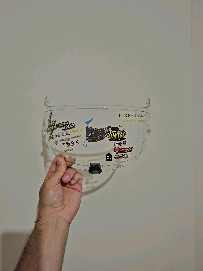 Scorpion Exo 391 520 1400 R1 Evo Şeffa Vizör Kask Camı - 2