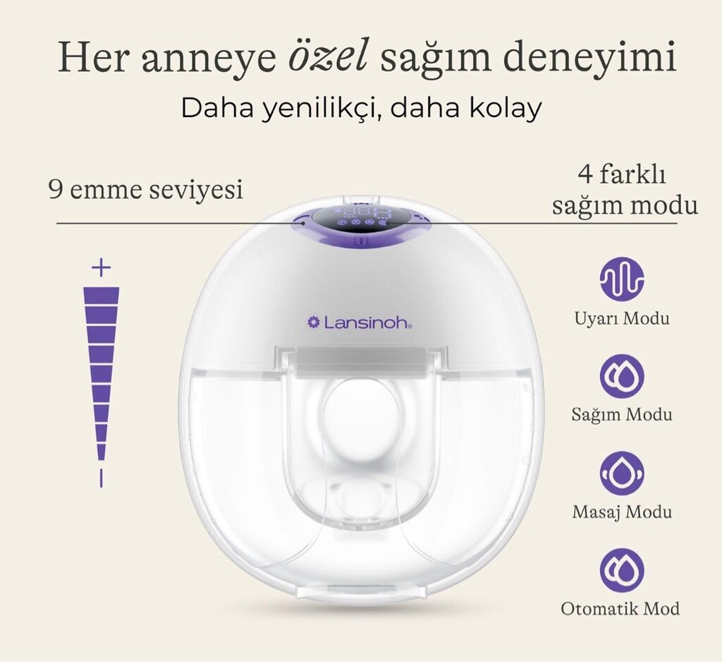 Lansinoh Giyilebilir Tekli Göğüs Pompası - 5