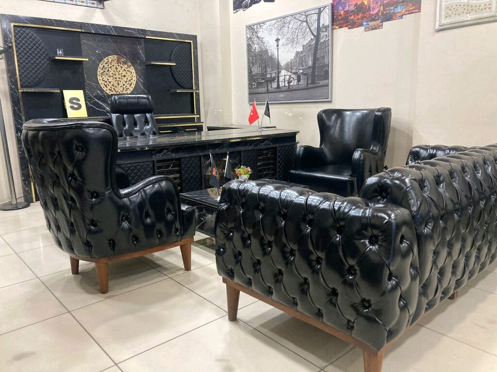 Ofis Mobilyası Makam Odası Büro Takımı - 3