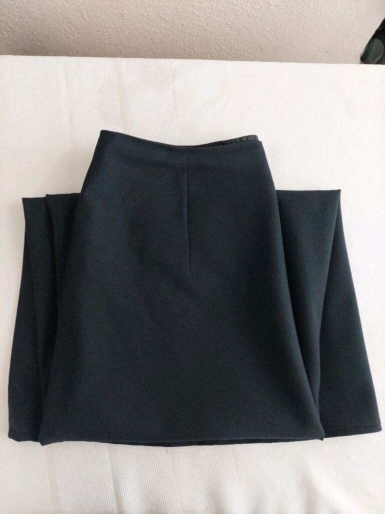 Bayan lacivert normcore uzun etek - 8
