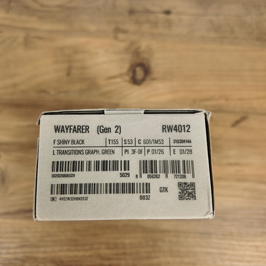 RAYBAN META WAYFARER GEN 2 KARARAN CAM 53 BEDEN SIFIR AYARINDA TEMİZ - 6