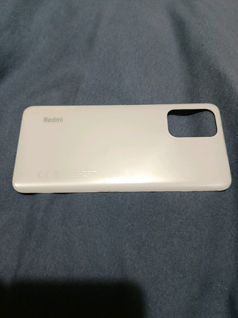 Xiaomi Redmi Note 10 4 G Arka Batarya Kapağı Beyaz Çıkma - 2