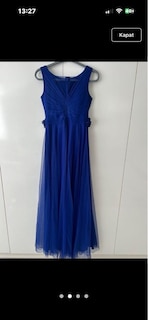 saks mavisi abiye elbise - 2