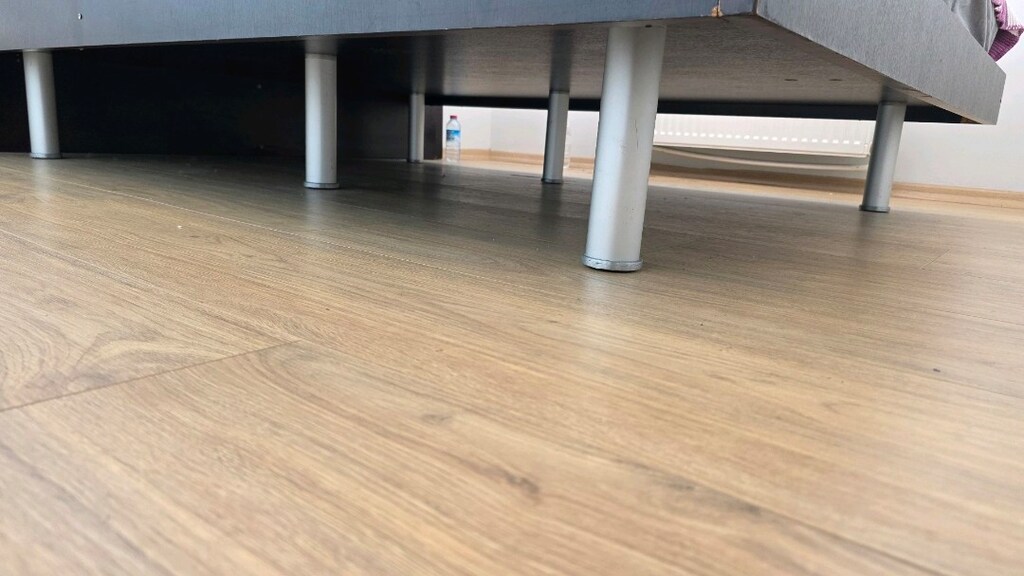Vivense 160x200 ağaç karyola ve sünger yatak birlikte - 3