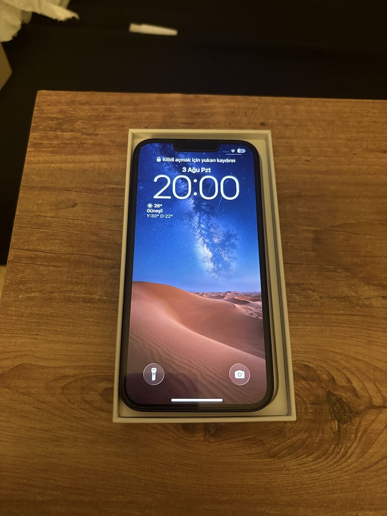 Çiziksiz iPhone 13 128 GB (TR Garantili)- Şarj Adaptörü-Kılıf Hediyeli - 5