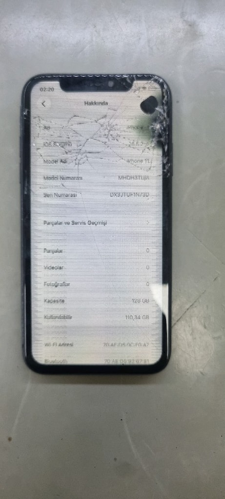 Iphone 11 128 Gb Tr Anakart ve Face ID Takımı. İcloud çıkışı yapıldı t - 8