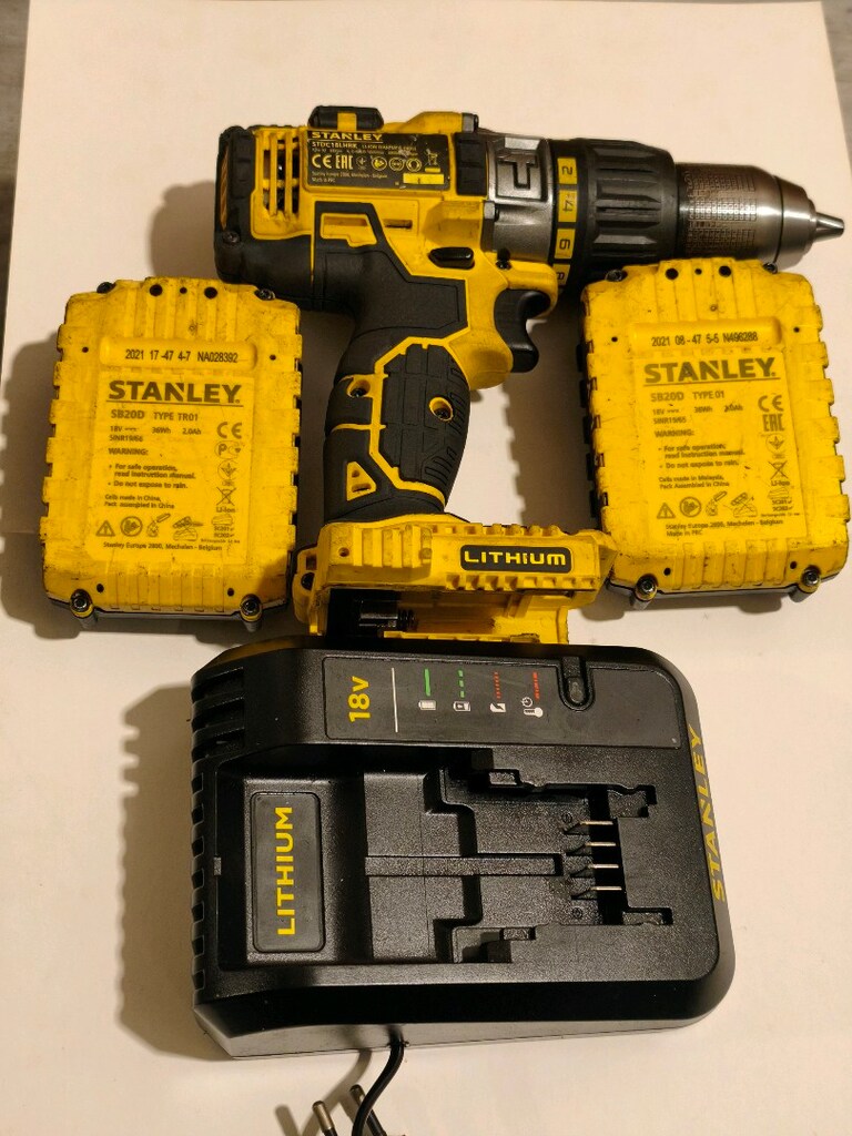 ORİJİNAL STANLEY 18 VOLT ŞARJLI DARBELİ MATKAP - 3