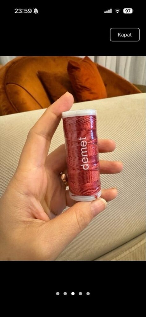 halat ip ve polyester nakış ipi - 3
