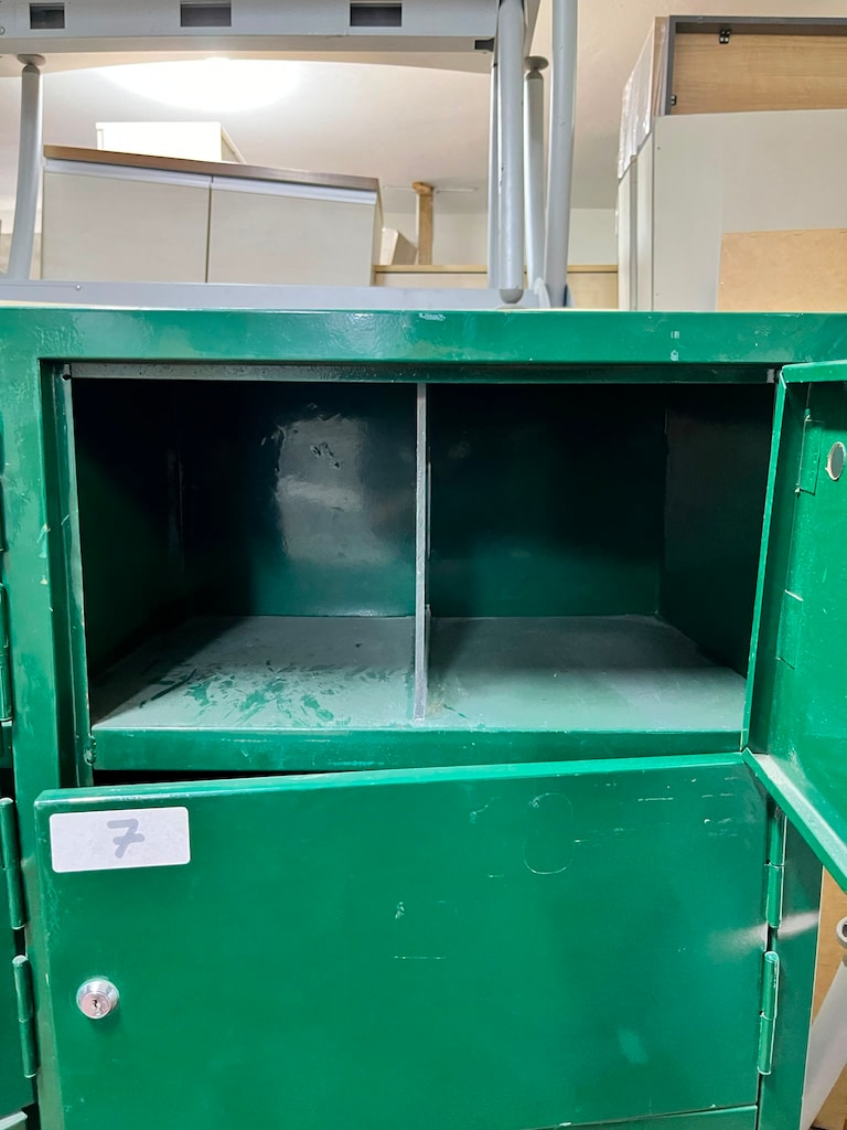 KLAS OFİS PENDİK 100x40x140 YEŞİL METAL EMANET DOLABI İKİNCİ EL - 4