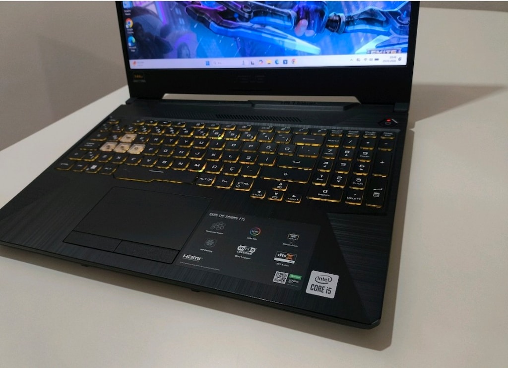 i5 10. Nesil Asus TuF G@ming 16 GB RAM tam bir oyun canavarı laptop - 4