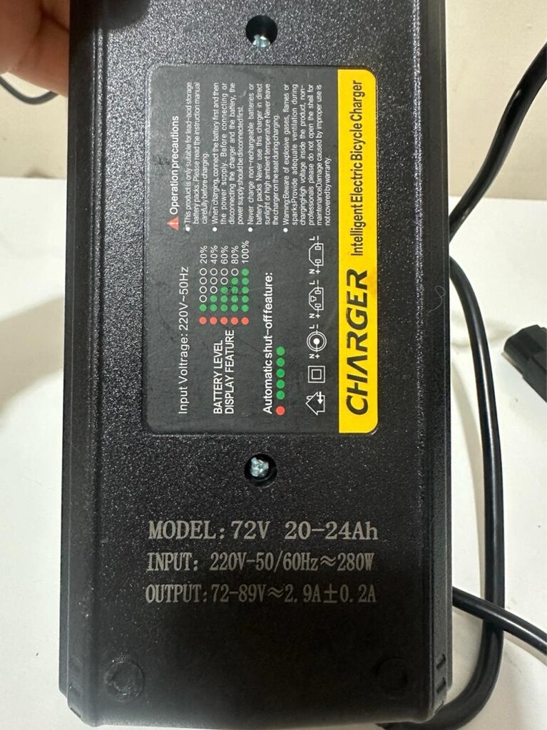 72 volt 24 amper şarj cihazı sıfır - 2