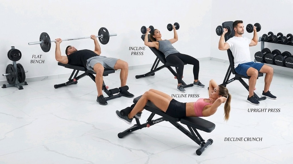 PROFORCE AYARLANABİLİR AĞIRLIK SEHPASI ADRESE TESLİM - 5