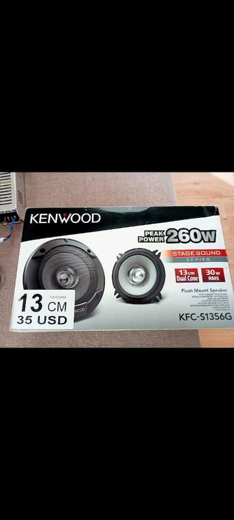Sıfır Ambalajında Kenwood 23 Cm Hoparlör - 5