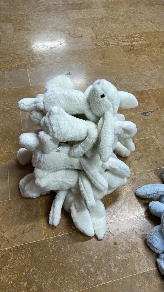 TOPTAN UYKU ARKADAŞI PELUŞ TAVŞAN 34cm - 7