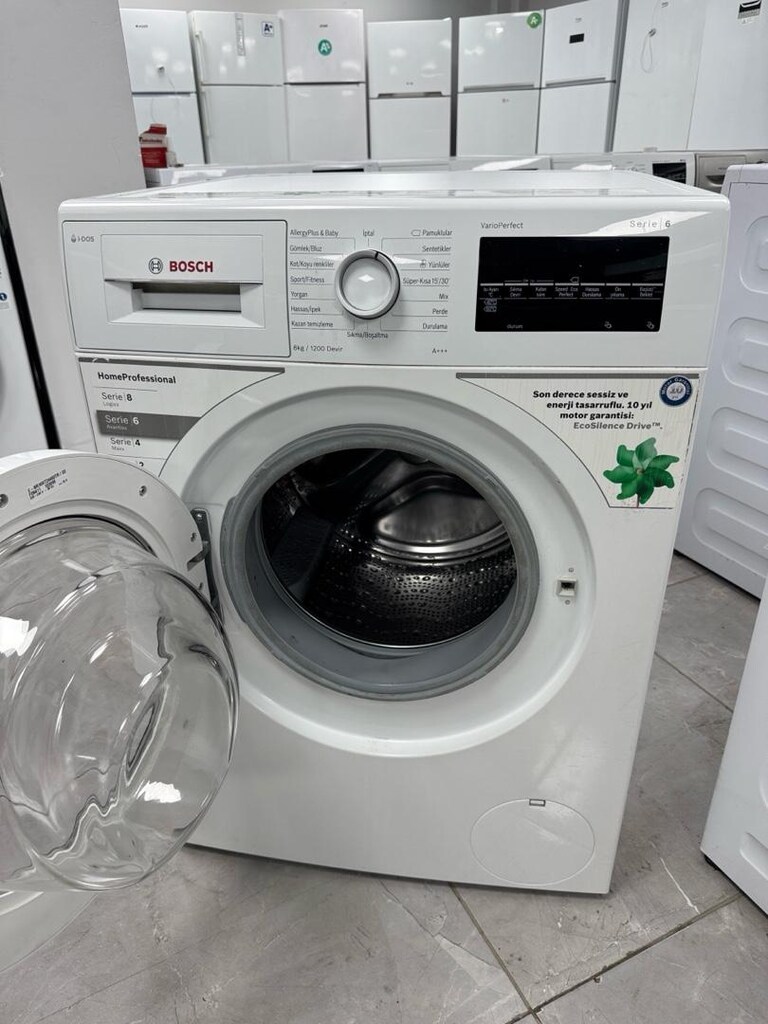 Bosch 8 Kg A+++ Enerji İNVERTIR Çamaşır makinesi ADRESE ÜCRETSİZ TESLİ - 9