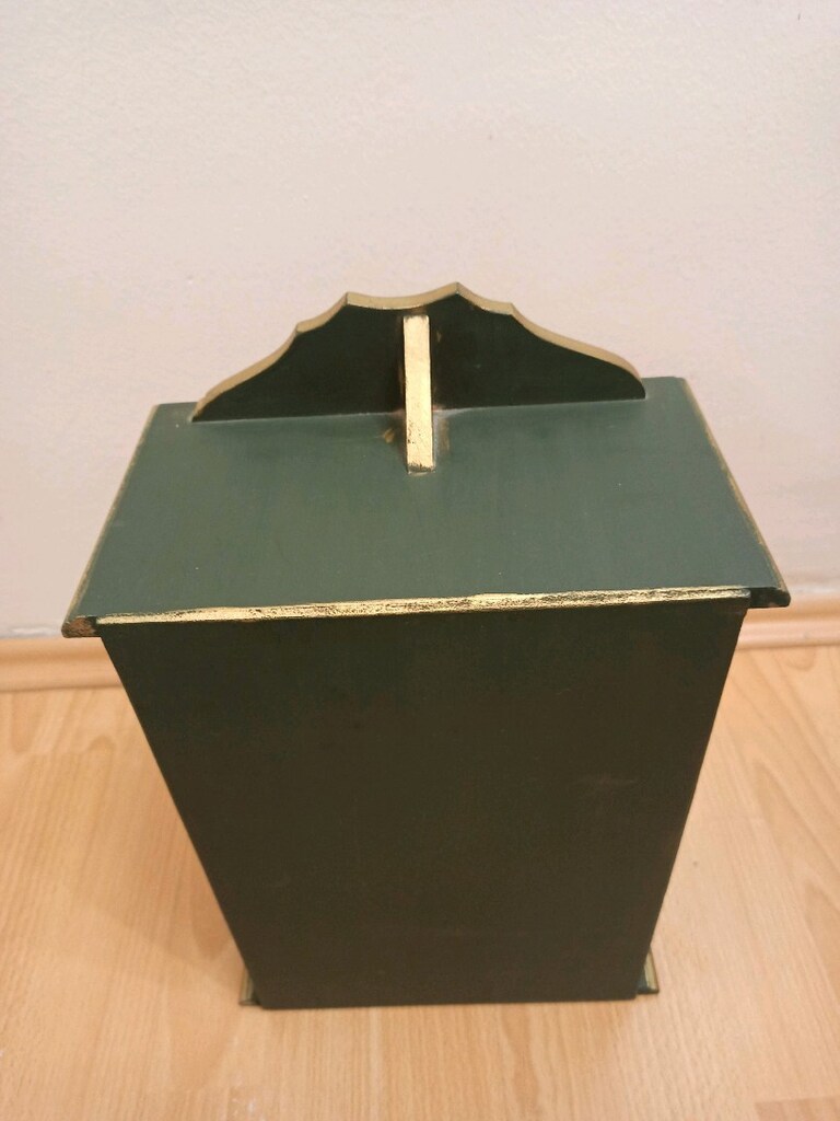 Vintage Üç Çekmeceli Ahşap Kutu - 7