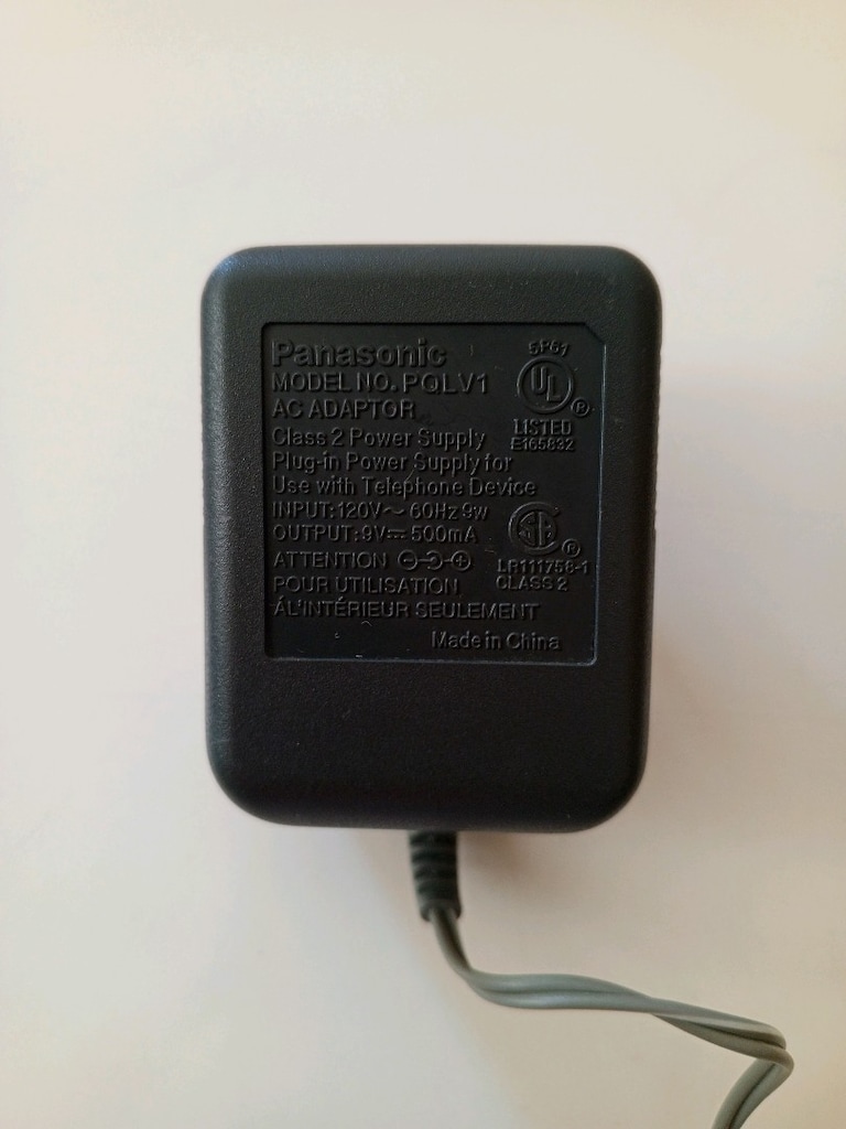 Panasonic marka telsiz telefon adaptörü - 6