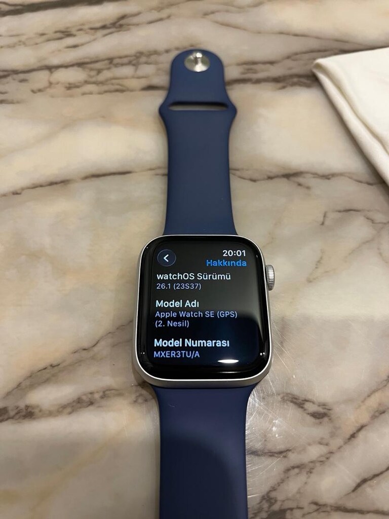 Apple Watch SE 2.Nesil 44 MM Silver - 5