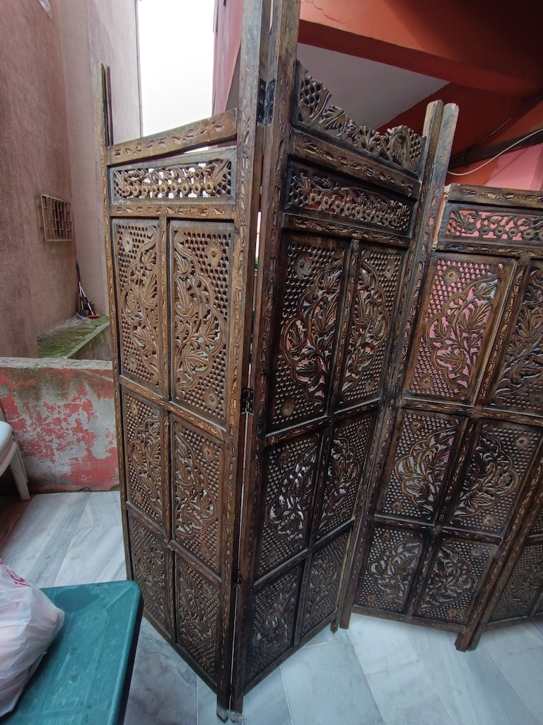 Ahşap Paravan / Ahşap Oymalı Paravan - 5